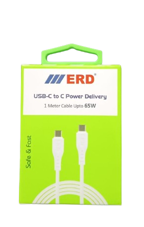 ERD UC-92 Type C to C 1 Meter Power Delivery Cable Assorted Color_1