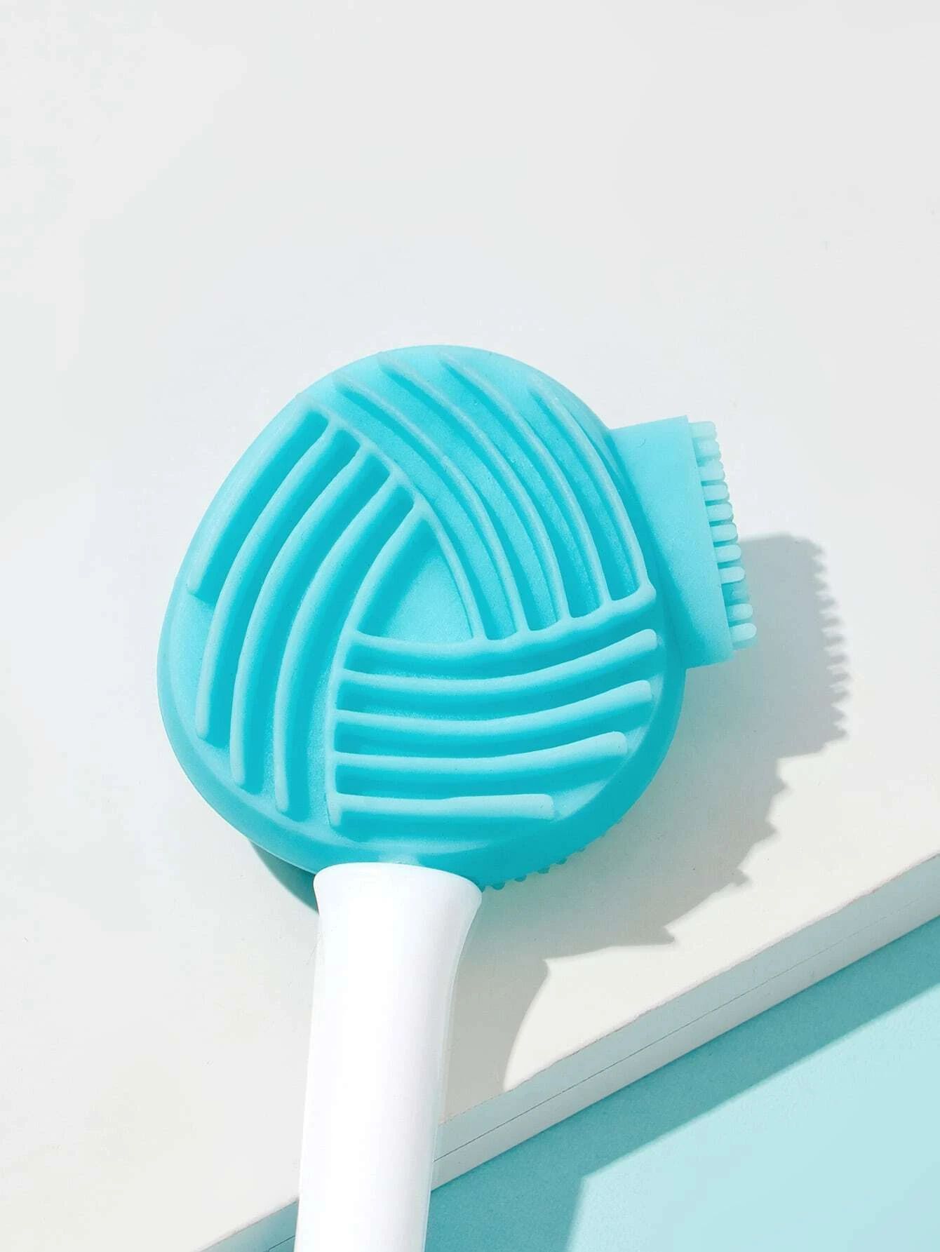 Silicone Double-End Facial Cleaning Brush - Multicolor_5