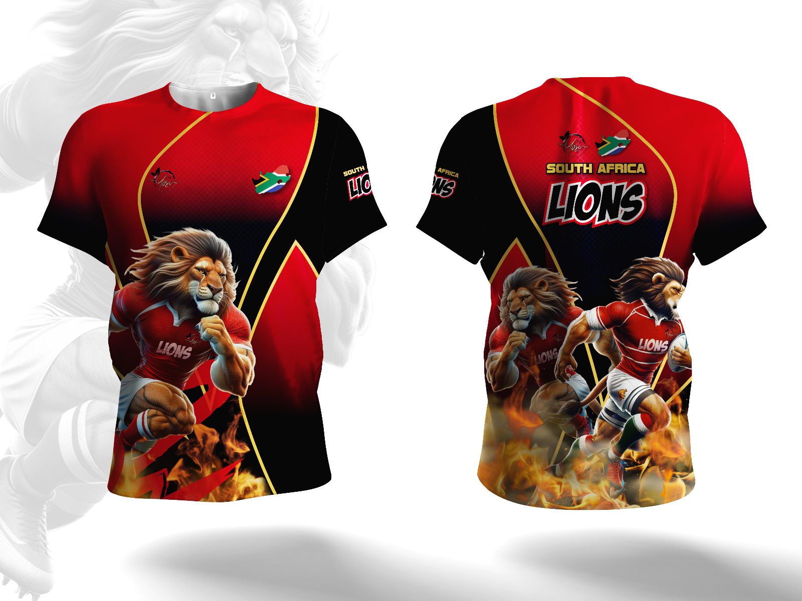 Lions Rugby Supporters T-Shirt _0