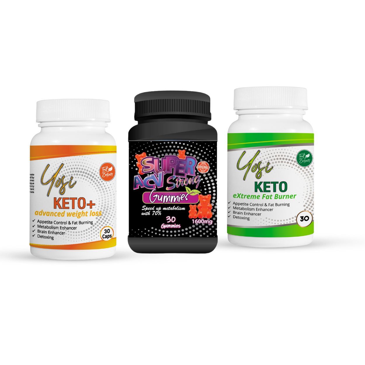 Combo - KETO eXtreme & KETO Plus & ACV Keto Gummies_0