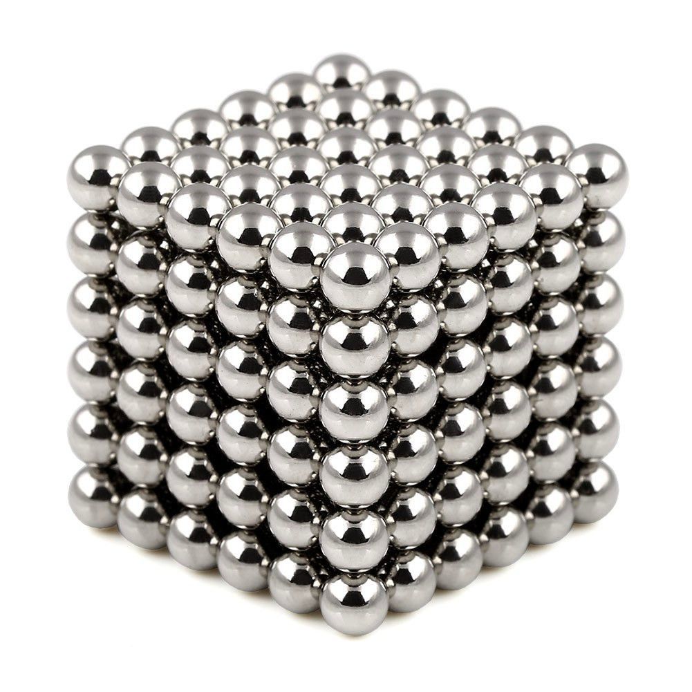 Magnetic Balls (Spheres) - 216 Piece Building Set - Colourful, - 5mm_2