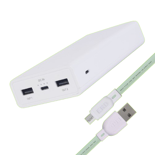 ERD PB-20KE 20000 mAh Li-Polymer PowerBank (Fast Charging, White)_1