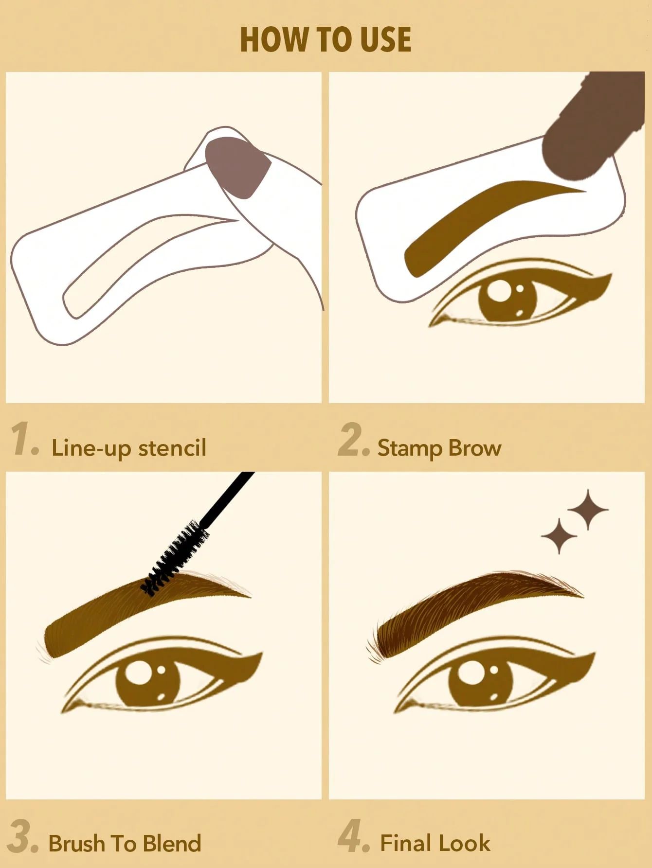 SHEGLAM Genius Eyebrow Stamp - Taupe_4