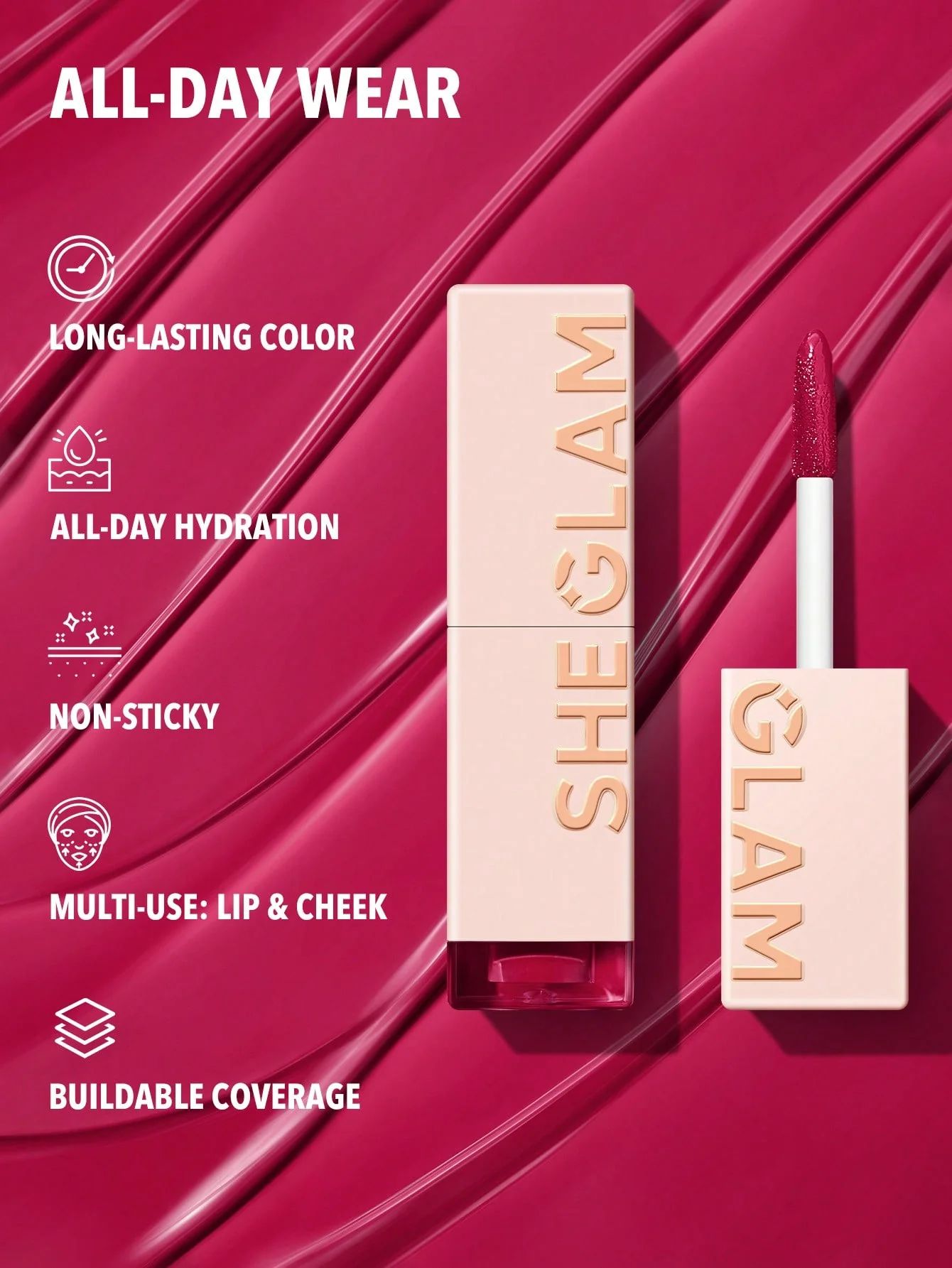 SHEGLAM Take A Hint Lip Tint - Obsessed_8