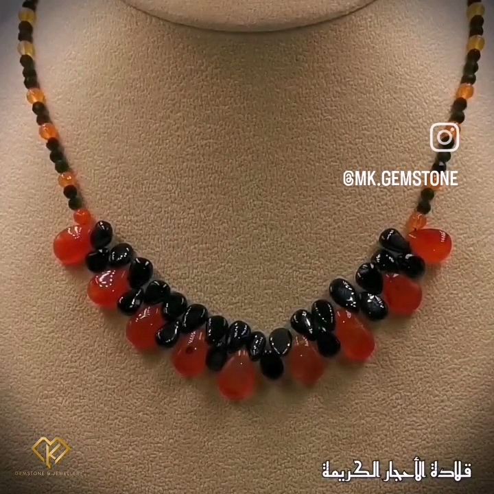 قلادة كارنيليان و الهيماتيت_3