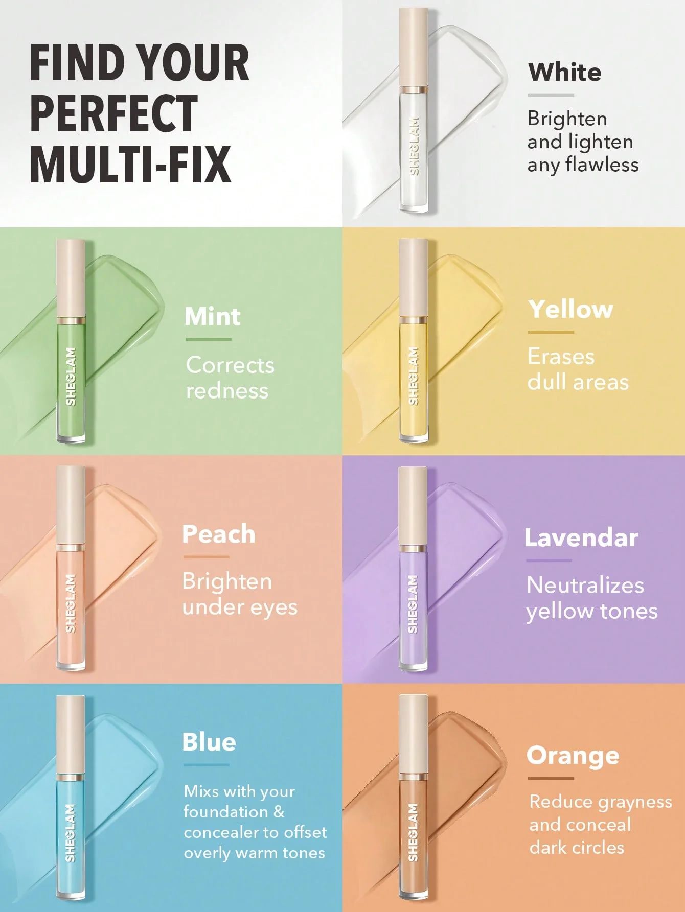 SHEGLAM Like Magic Color Correcting Concealer - Orange_6