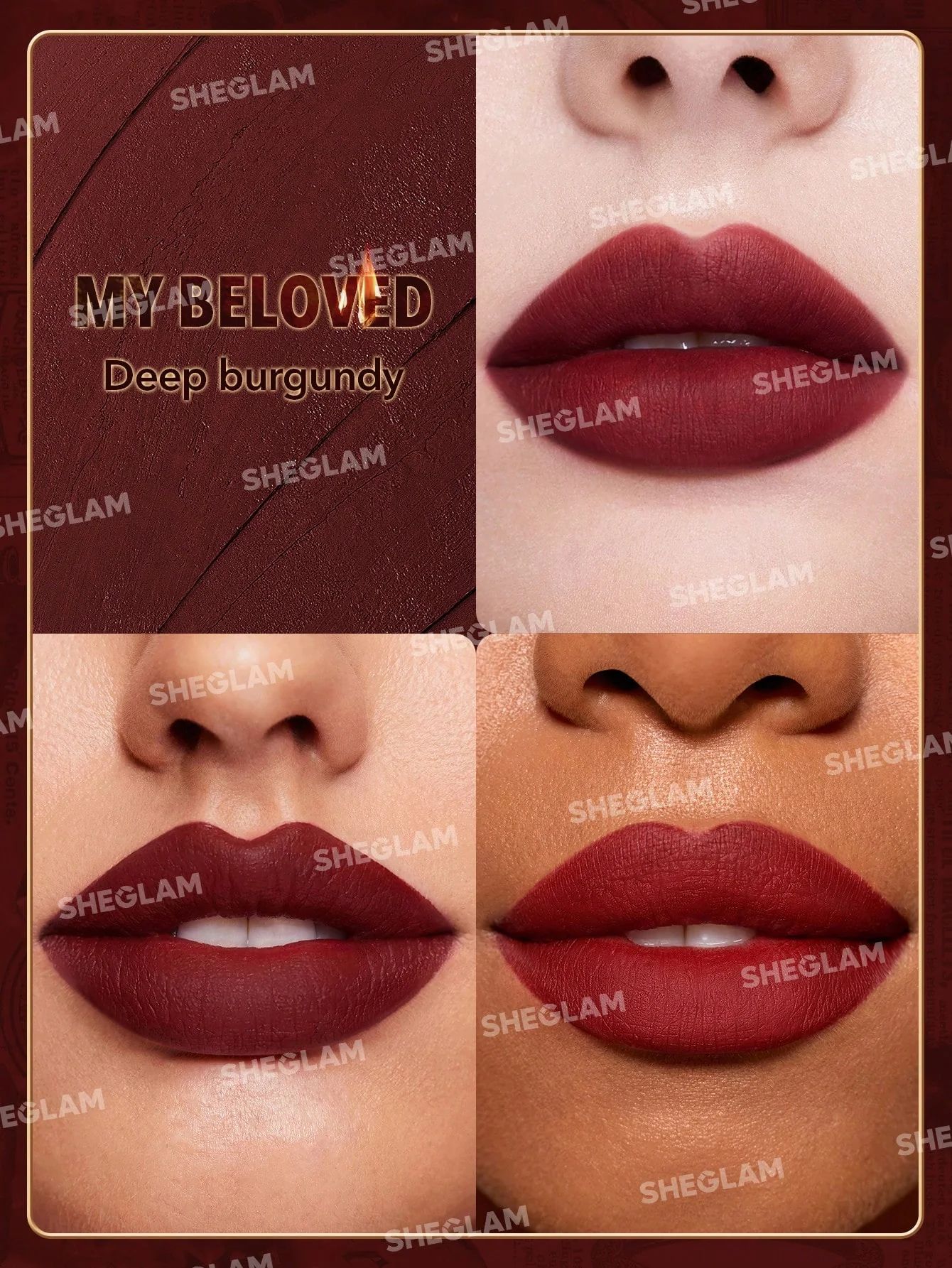 SHEGLAM Dynamatte Boom Long-Lasting Matte Lipstick (Ember Rose Ver.) - My Beloved_2