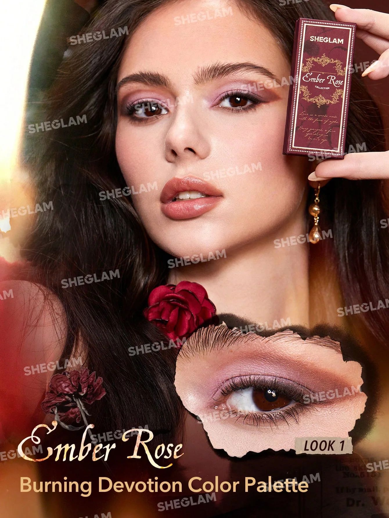 SHEGLAM Ember Rose Burning Devotion Color Palette_1