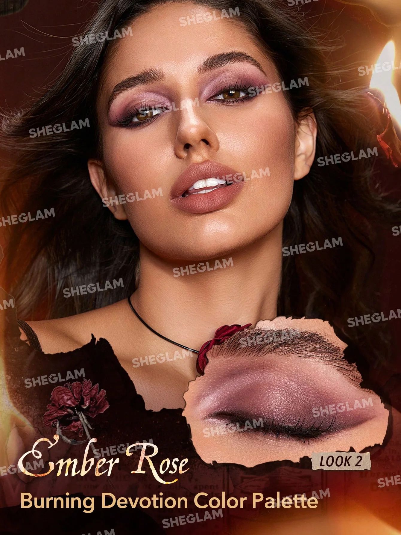 SHEGLAM Ember Rose Burning Devotion Color Palette_2