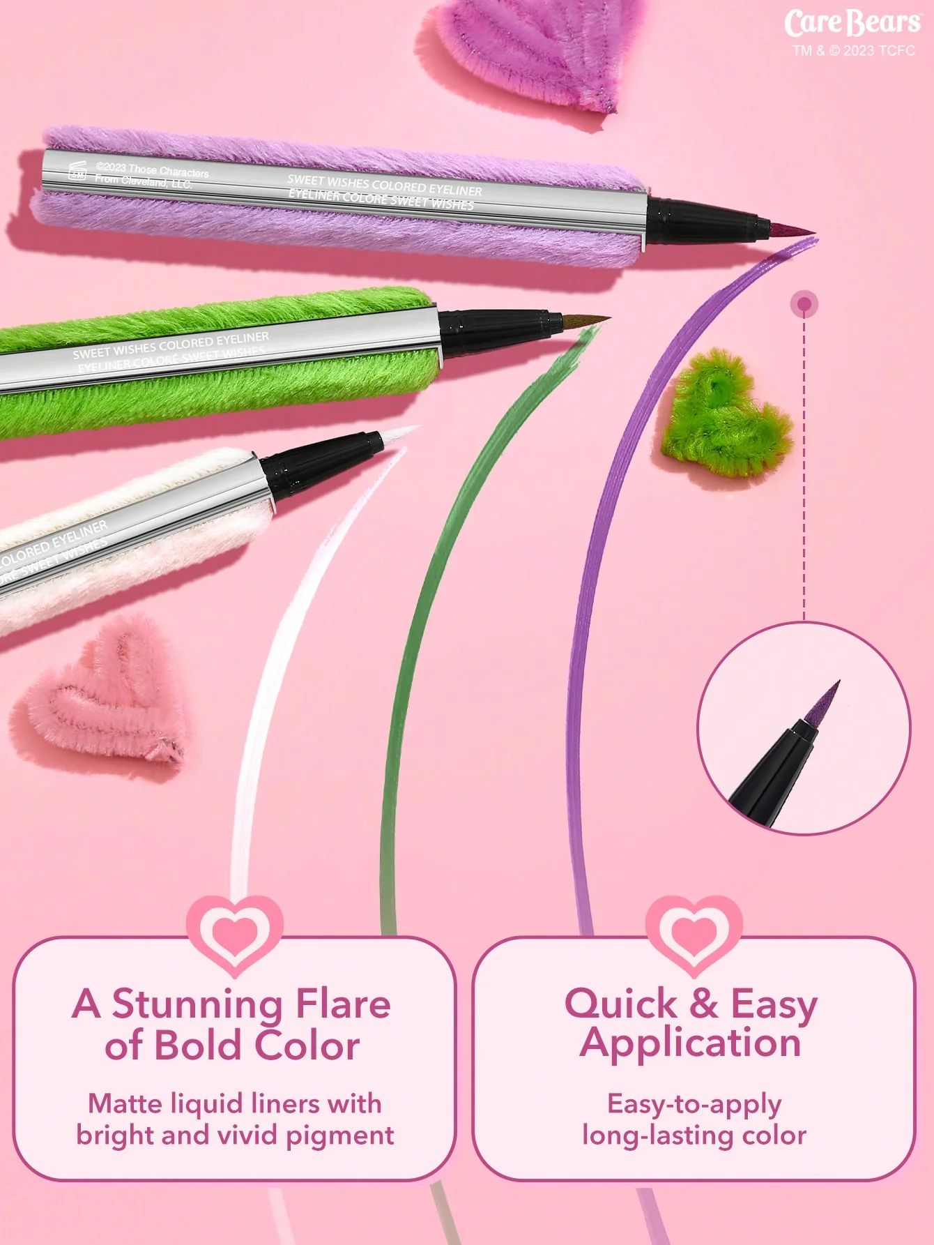 SHEGLAM X Care Bears Sweet Wishes Colored Eyeliner - True Heart_4