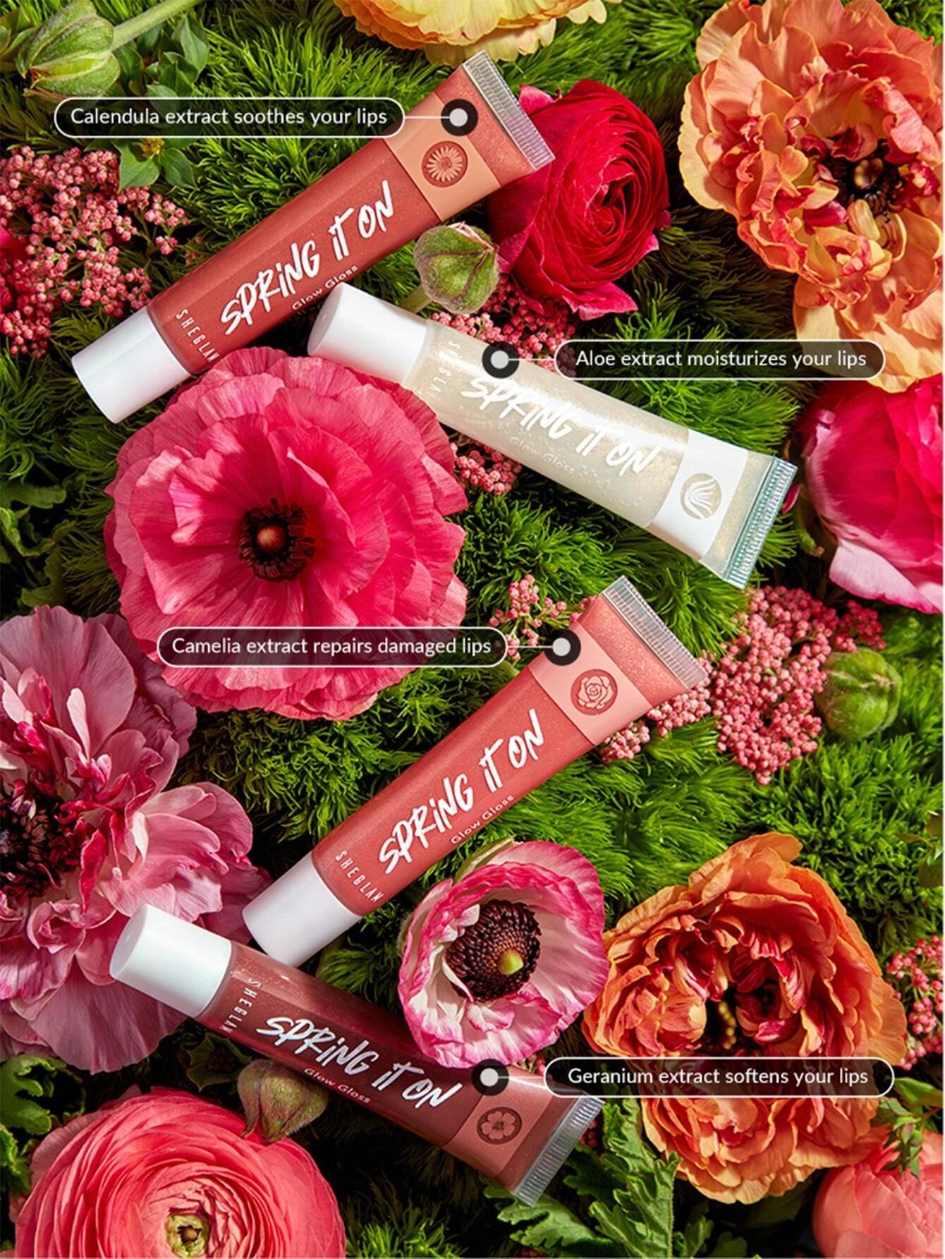 SHEGLAM Power Bouquet Lip Gloss - Tan-Tilizing_7