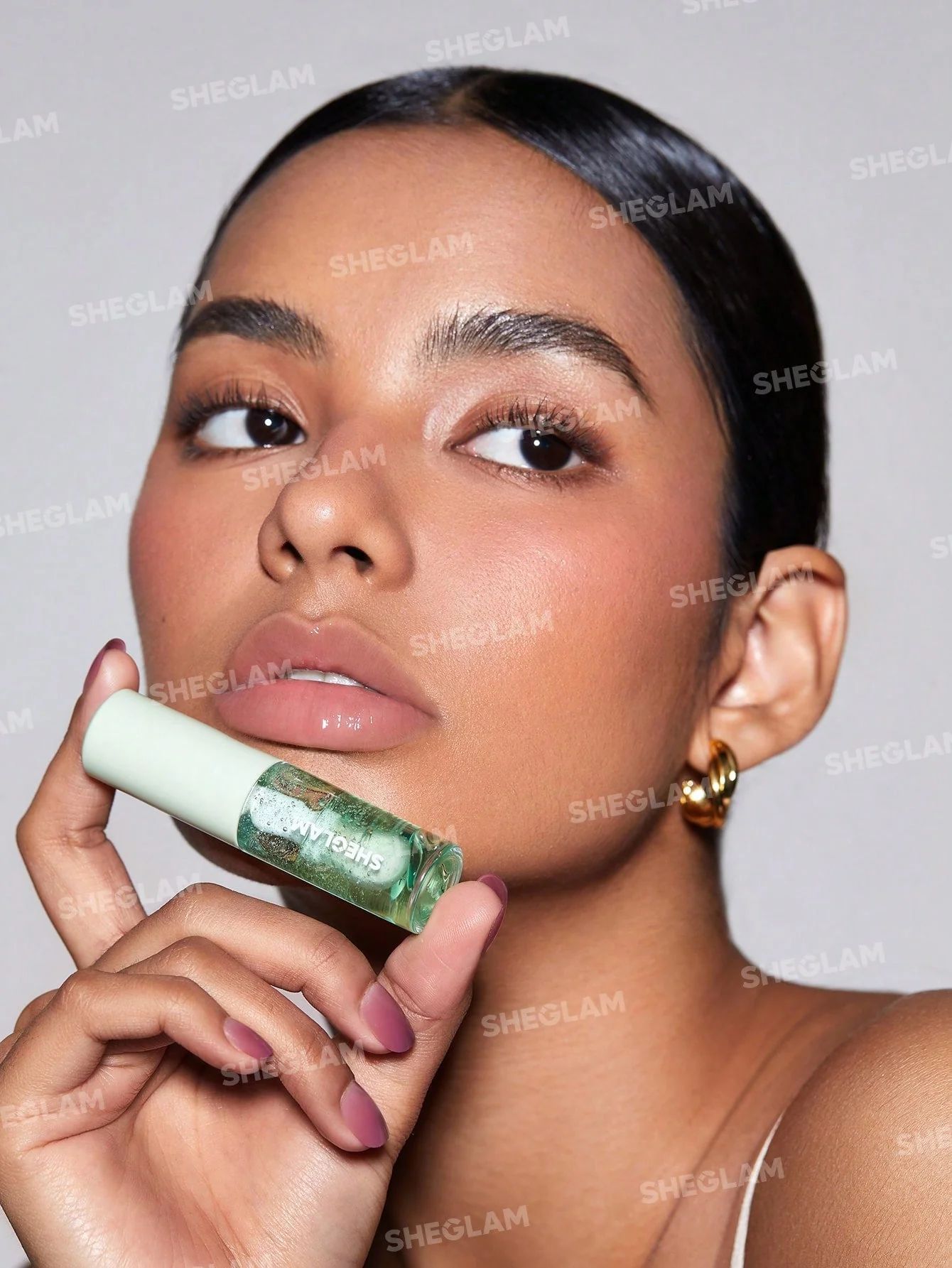 SHEGLAM Jelly Wow Hydrating Lip Oil - Green Apple Envy_6