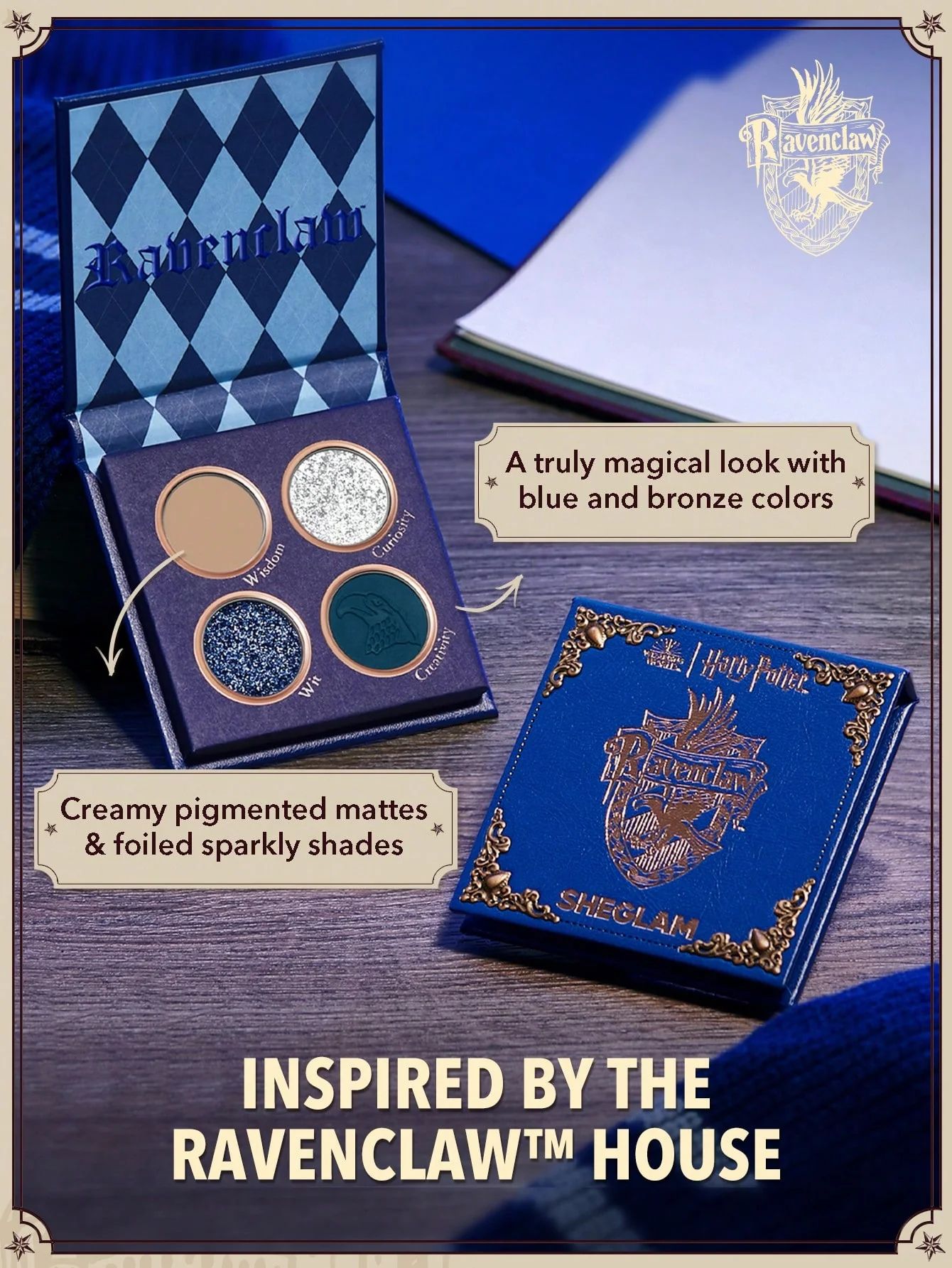 SHEGLAM Harry Potter Ravenclaw House Palette_4