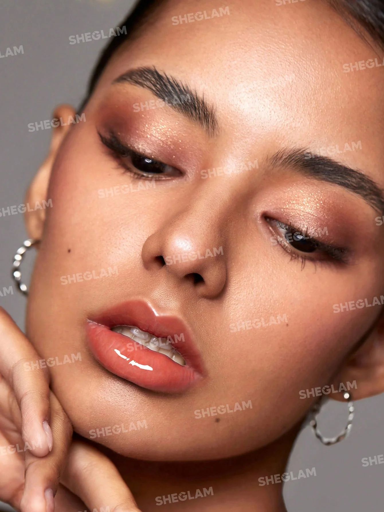 SHEGLAM Glaze Daze Lip Gloss - Dark Peach_7