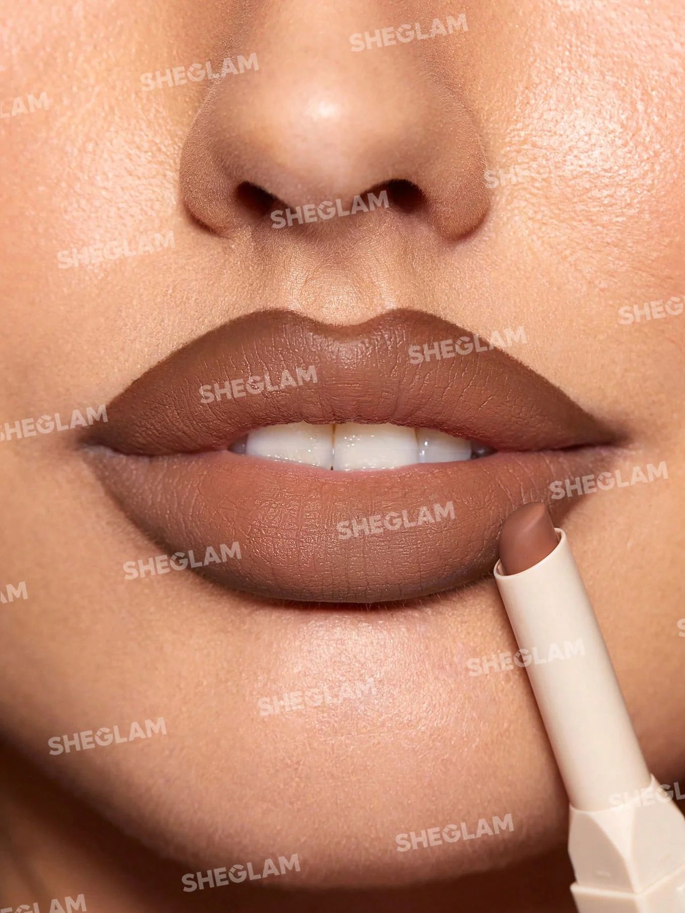 SHEGLAM Glam 101 Lipstick & Liner Duo - Deep Caramel_5