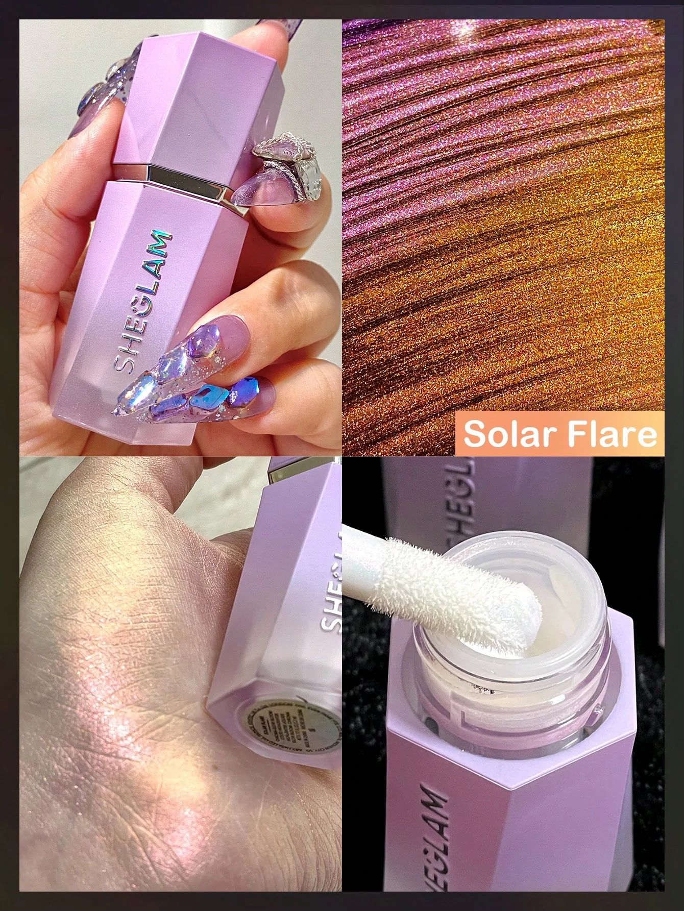 SHEGLAM Chroma-Glow Bloom Liquid Highlighter - Solar Flare_4