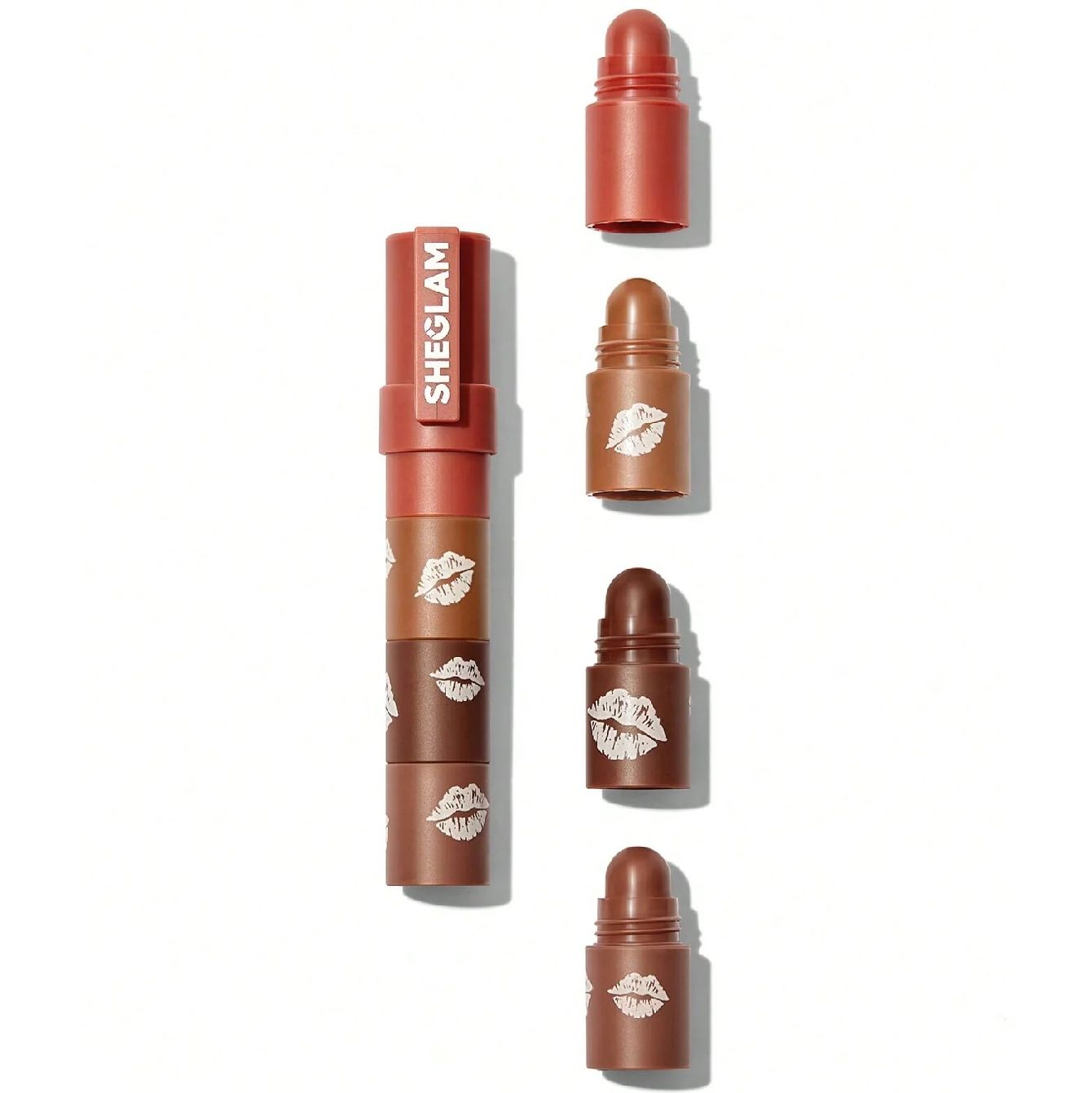 SHEGLAM Mega Lip Stacks - Brown - Brownie Stack_0