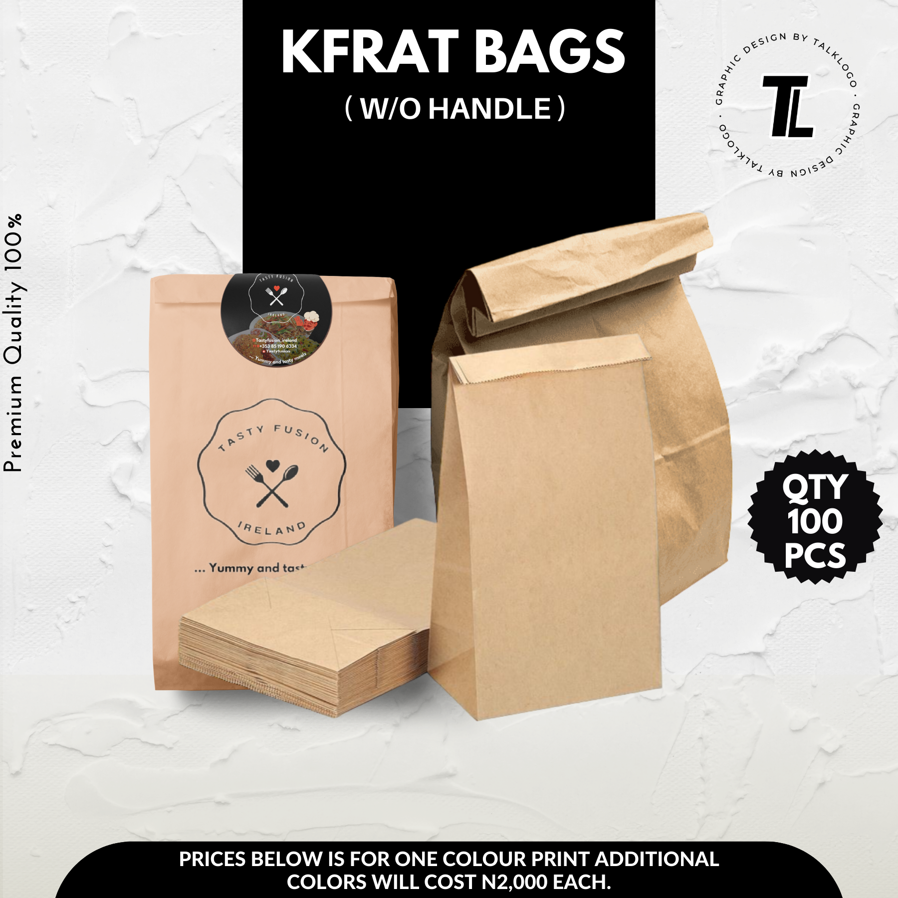 Kraft Bags W/No Handle_0