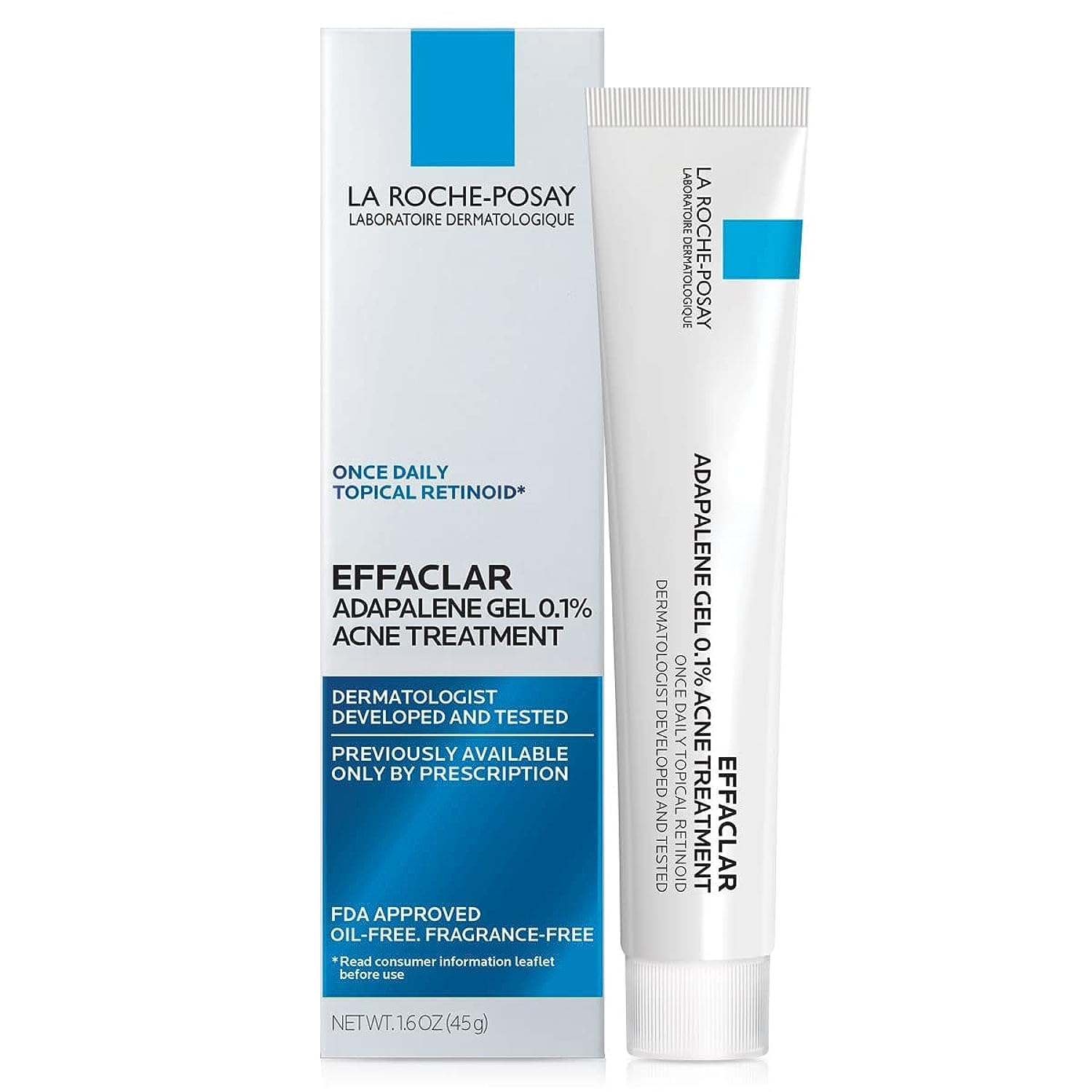 La Rocha Posay Effaclar Adapalene Gel 0.1% Acne Treatment 45g_1