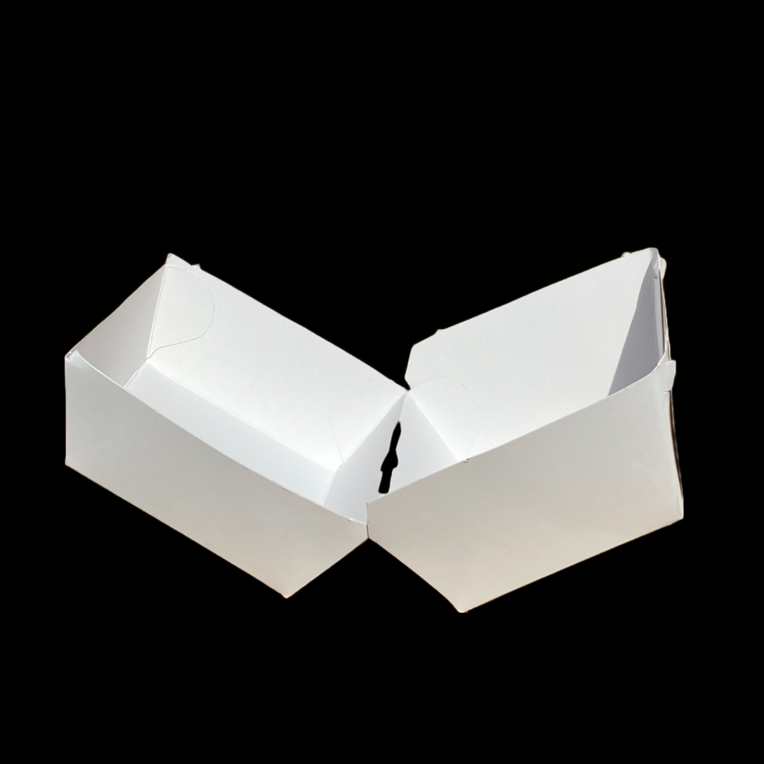 PLAIN WHITE CLAMSHELL TAKEOUT BOXES - CARTON OF 500 PIECES _6