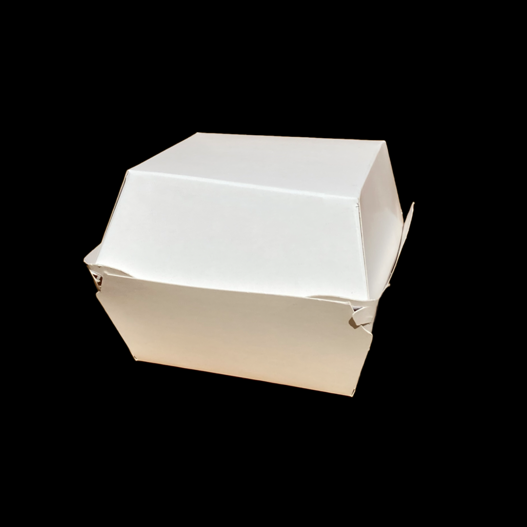 PLAIN WHITE CLAMSHELL TAKEOUT BOXES - CARTON OF 500 PIECES _1