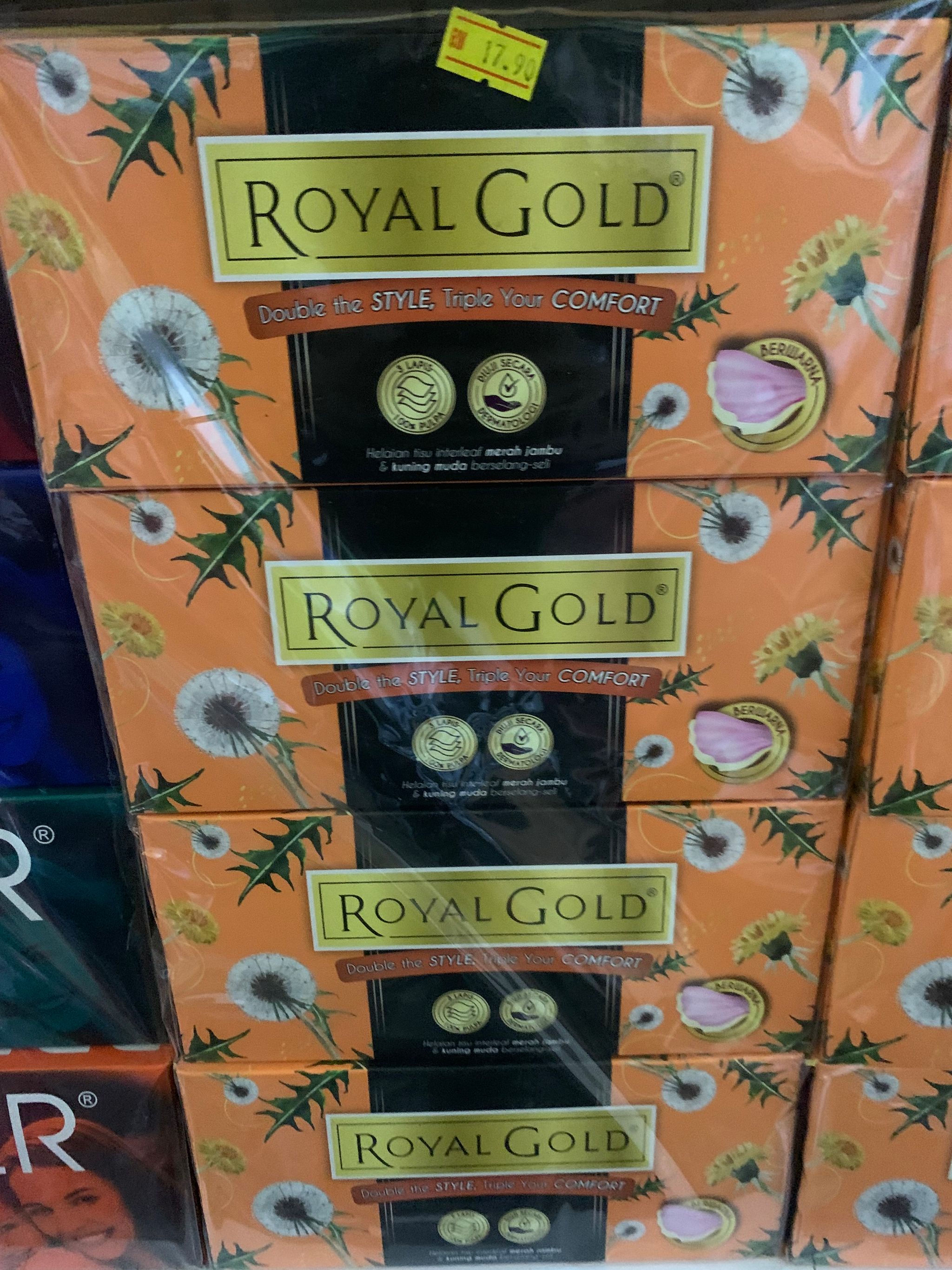 ROYAL GOLD TISSUE 4BOX ORANGE_0