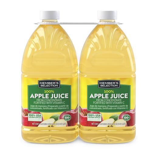 Member's Selection 100% Apple Juice 2 Units / 2.83 L / 96 oz_0