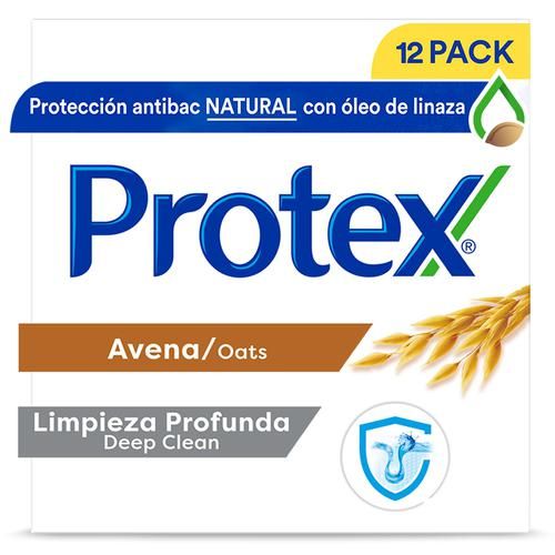 Protex Antibacterial Oat Bar Soap 12 Units / 110 g / 3.8 oz_0