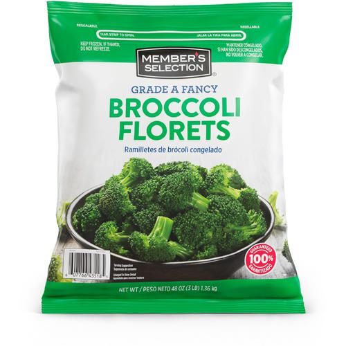 Member's Selection Grade A Fancy Broccoli Florets 3 lb / 1.36 kg_0