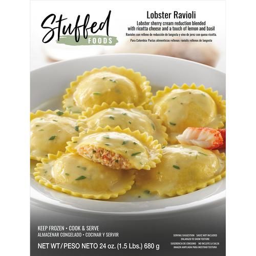 Stuffed Foods Lobster Ravioli 680 g / 24 oz_0