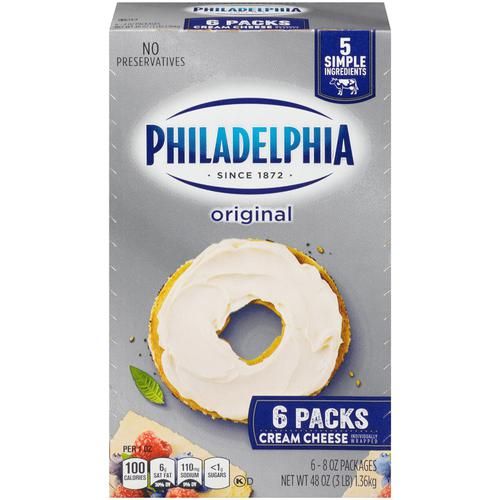 Philadelphia Cream Cheese 6 Units 227 g / 8 oz_0