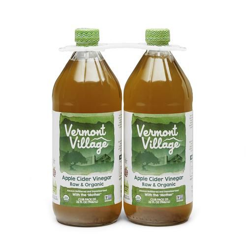 Vermont Village Organic Apple Cider Vinegar 2 Units 946ml / 32 oz_0