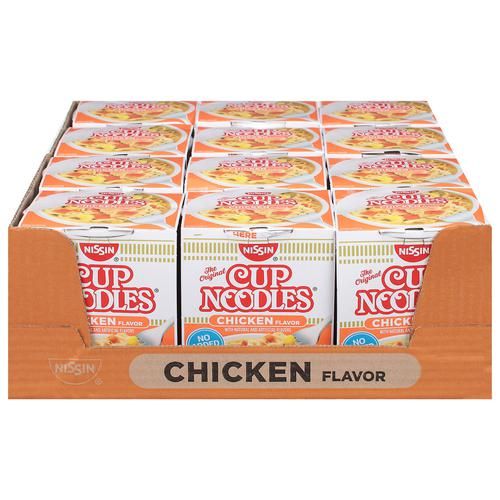 Nissin Cup Noodles Chicken 12 Units / 64 g / 2.25 oz_0