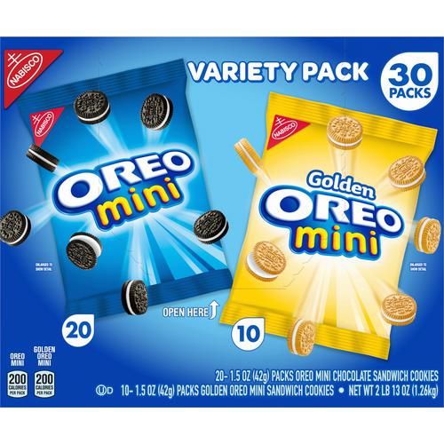 Nabisco Oreo Mini Variety 30 Units / 42 g / 1.5 oz_0