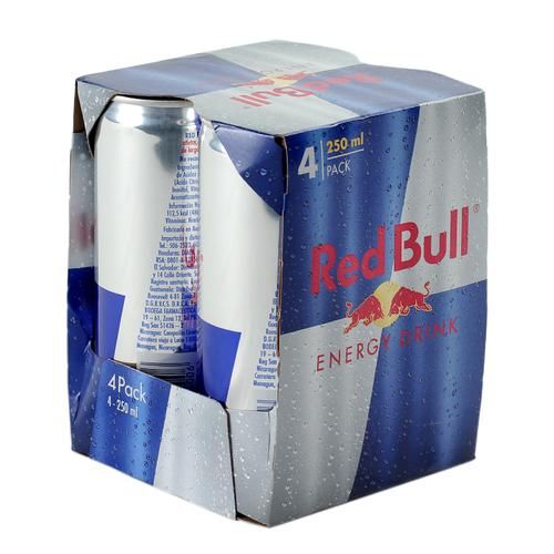 Red Bull Energy Drink 4 pack/ 8.4 oz/ 250 ml_0