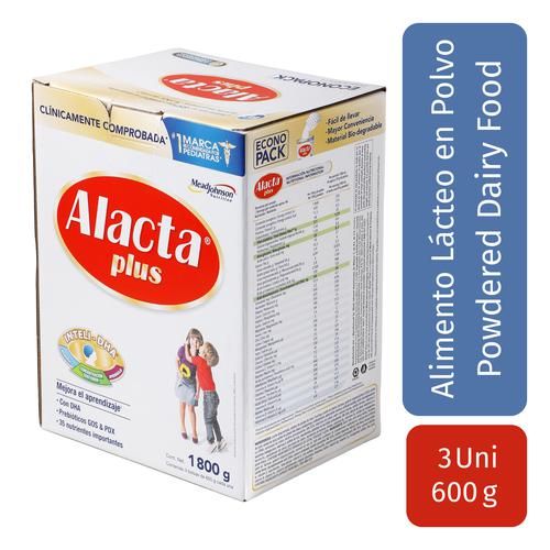 Mead Johnson Alacta Plus Powdered Milk 3 Units / 600 g / 1.32 lb_0