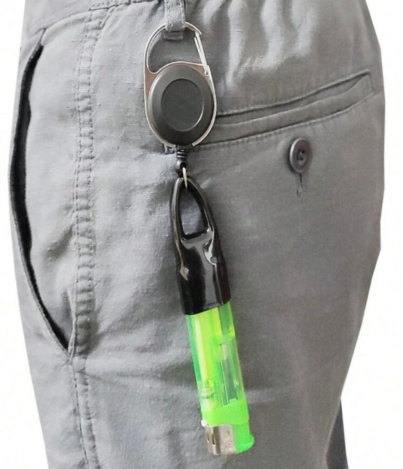 Lighter Holder with Bic_0