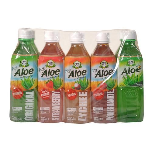 Pure Plus Aloe Vera Water 10 Units / 500 ml_0