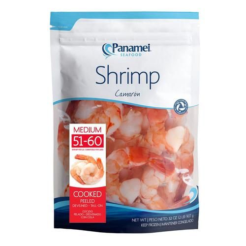 Panamei Medium Shrimp 51-60 Cooked 907 g / 2 lb_0