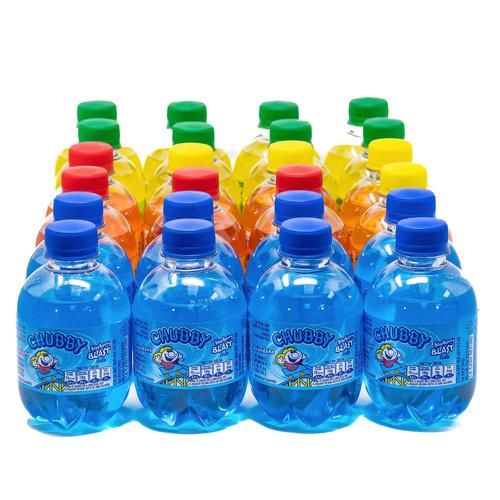 Chubby Carbonated Drink with Assorted Flavors 24 Units / 227 ml / 8 oz_0