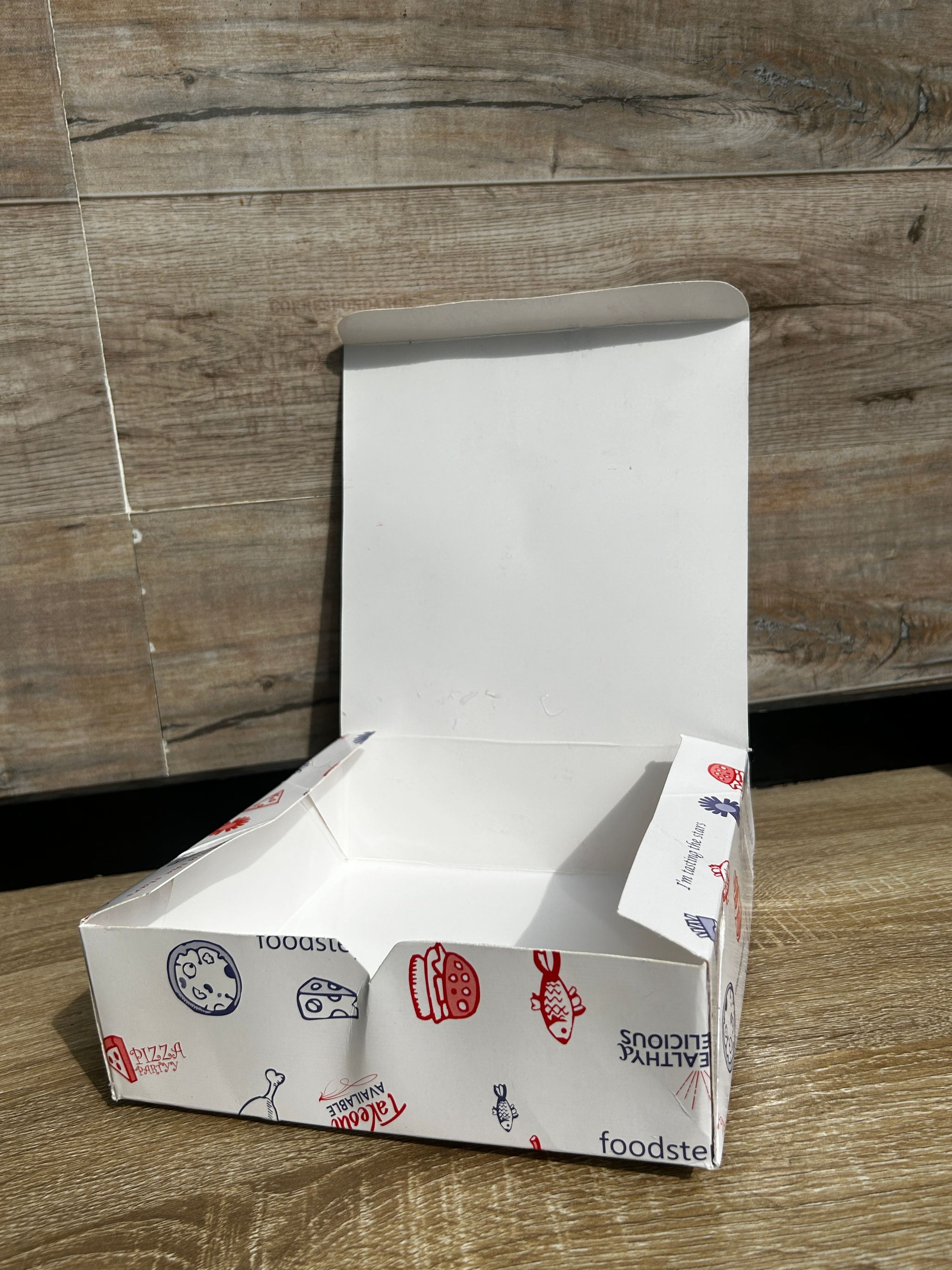 “FOODSTEPS” ER TAKEOUT BOXES - 8” x 8” x 3.5” _5