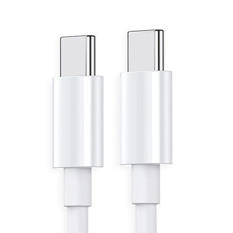 White 1m Ultra Fast Charging Durable Type-C To Type-C Charging Cable_3