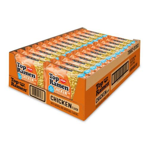 Nissin Chicken Ramen Instant Soups 24 Units / 85 g / 3 oz_0