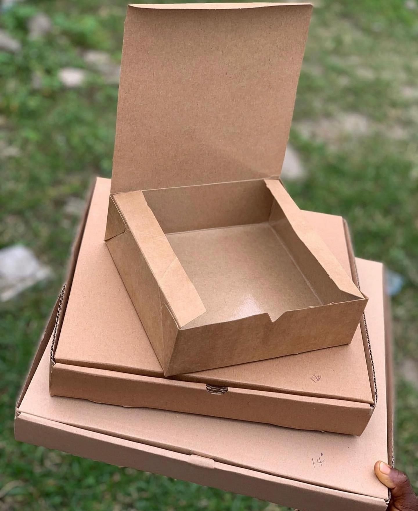 PLAIN KRAFT BROWN “ER” TAKEOUT BOXES - 8” x 8” x 3.5” / WINDOWED & NON WINDOWED _9