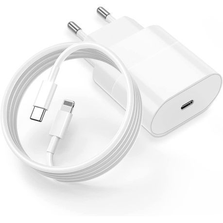 20W PD Fast Charger For iPhone with USB-C to Lightning Cable_0