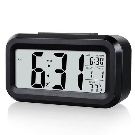 Digital Alarm Clock with LCD Screen, Date, Temperature & Humidity Display_0