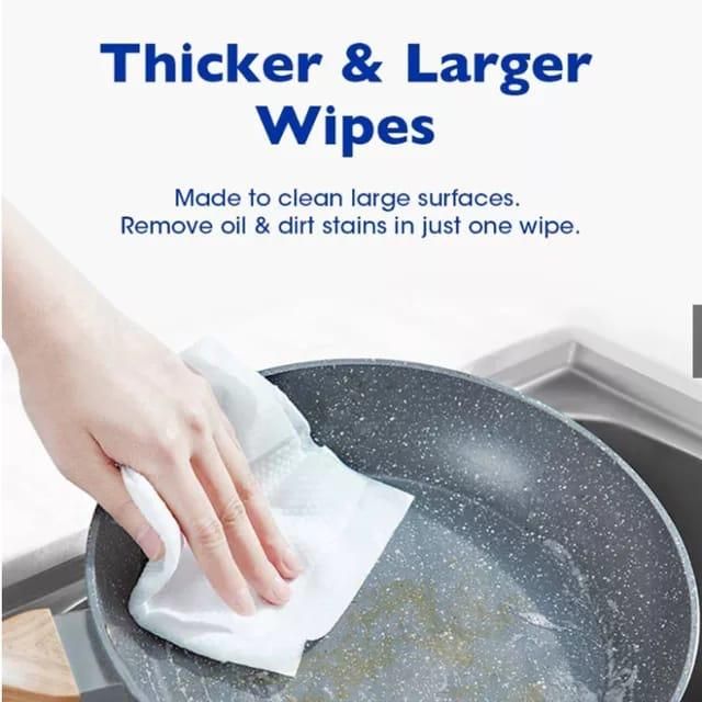 Kitchen Wipes 80s Grease Oil Dirt Remover Wet Wipes _1