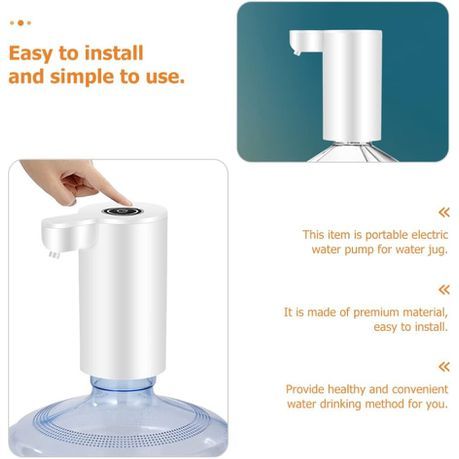 Smart Automatic Portable Water Bottle Pump with USB Charging_2