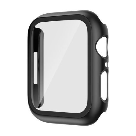 45mm Watch Cover and Screen Protector for Apple - Black_0