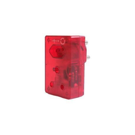 Surge Power Protector Plug 250V/16A Max Load - Red_0